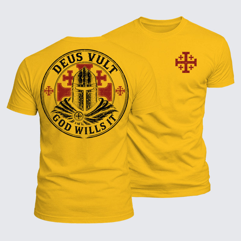 Luxe Mercerized Cotton Tee - Deus Vult