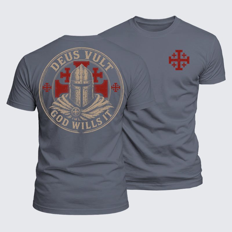 Luxe Mercerized Cotton Tee - Deus Vult