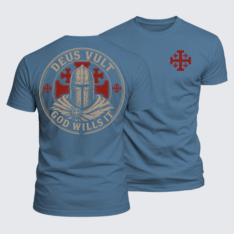 Luxe Mercerized Cotton Tee - Deus Vult