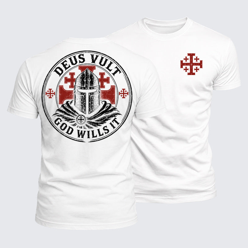 Luxe Mercerized Cotton Tee - Deus Vult