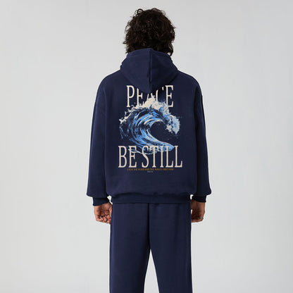 Peace Be Still Christian Premium Fleece Hoodie Set