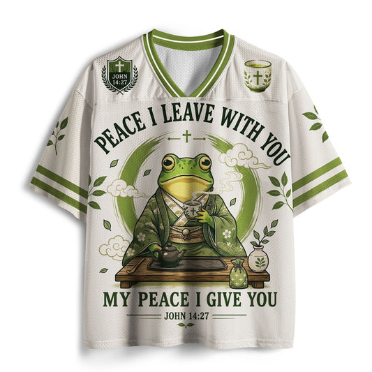 Peace I Leave With You Christian Mesh Jersey