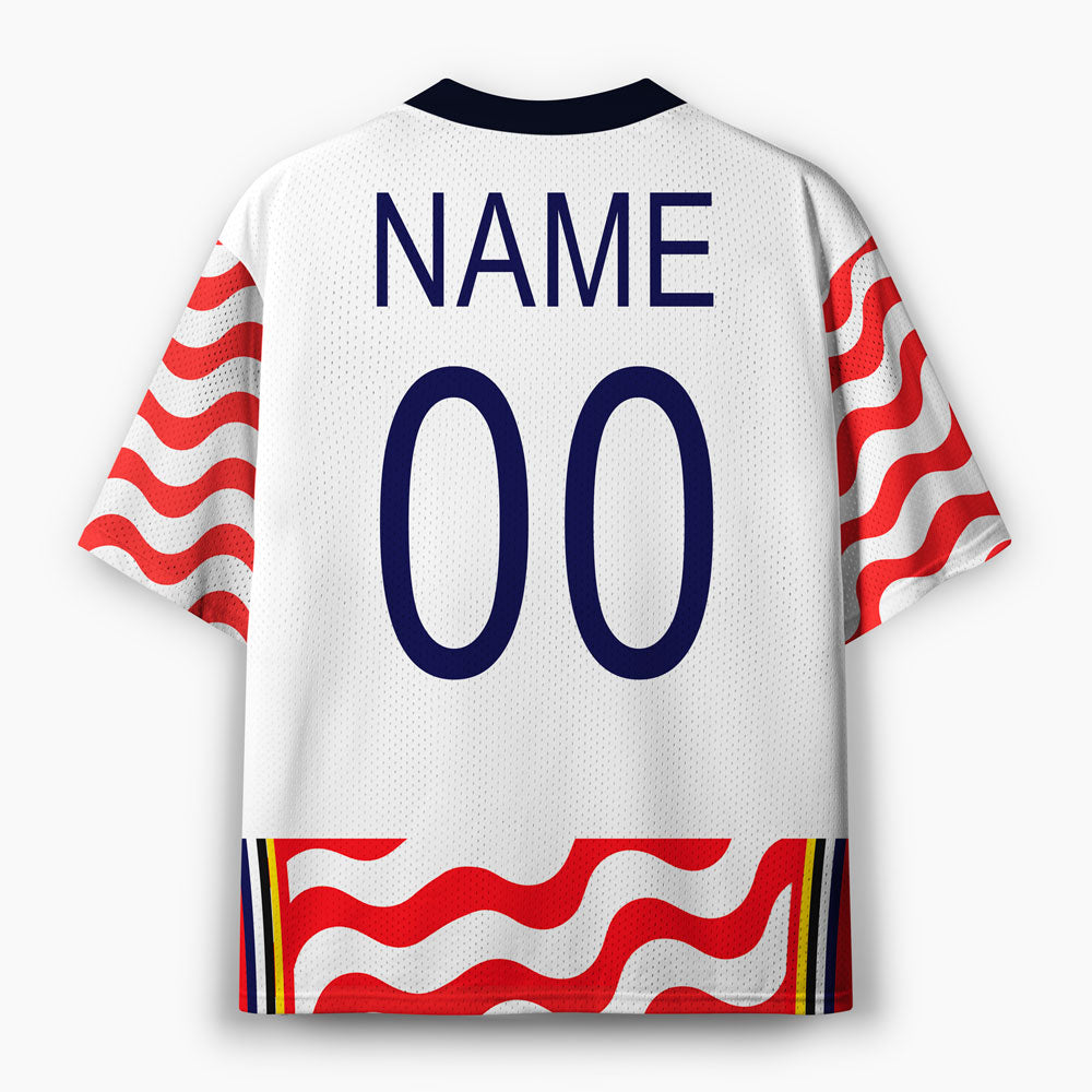 Personalized He Already Won Christian Mesh Jersey