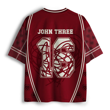 Prayer Is My Love Language Christian Mesh Jersey