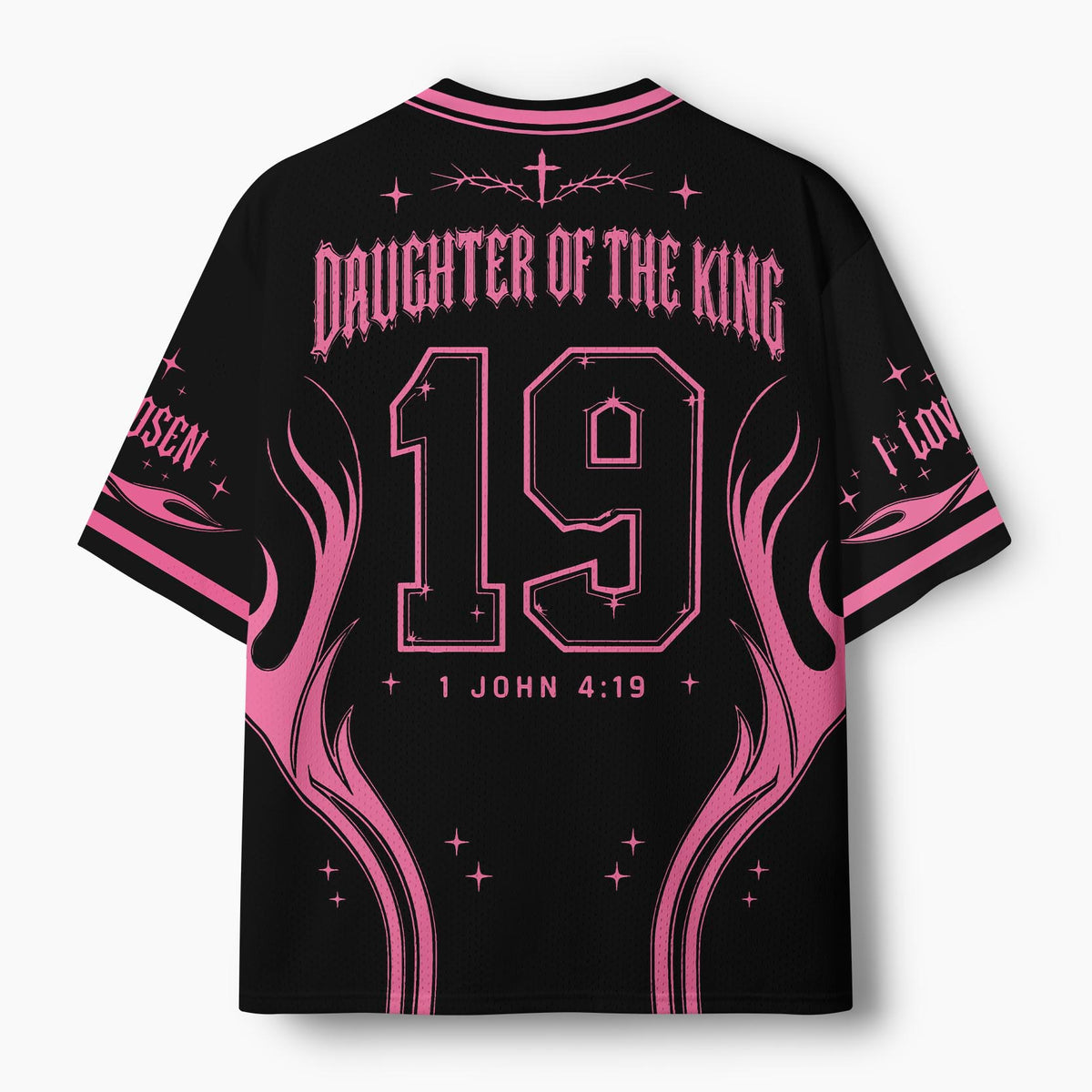 Pretty Girls Love Jesus Christian Mesh Jersey