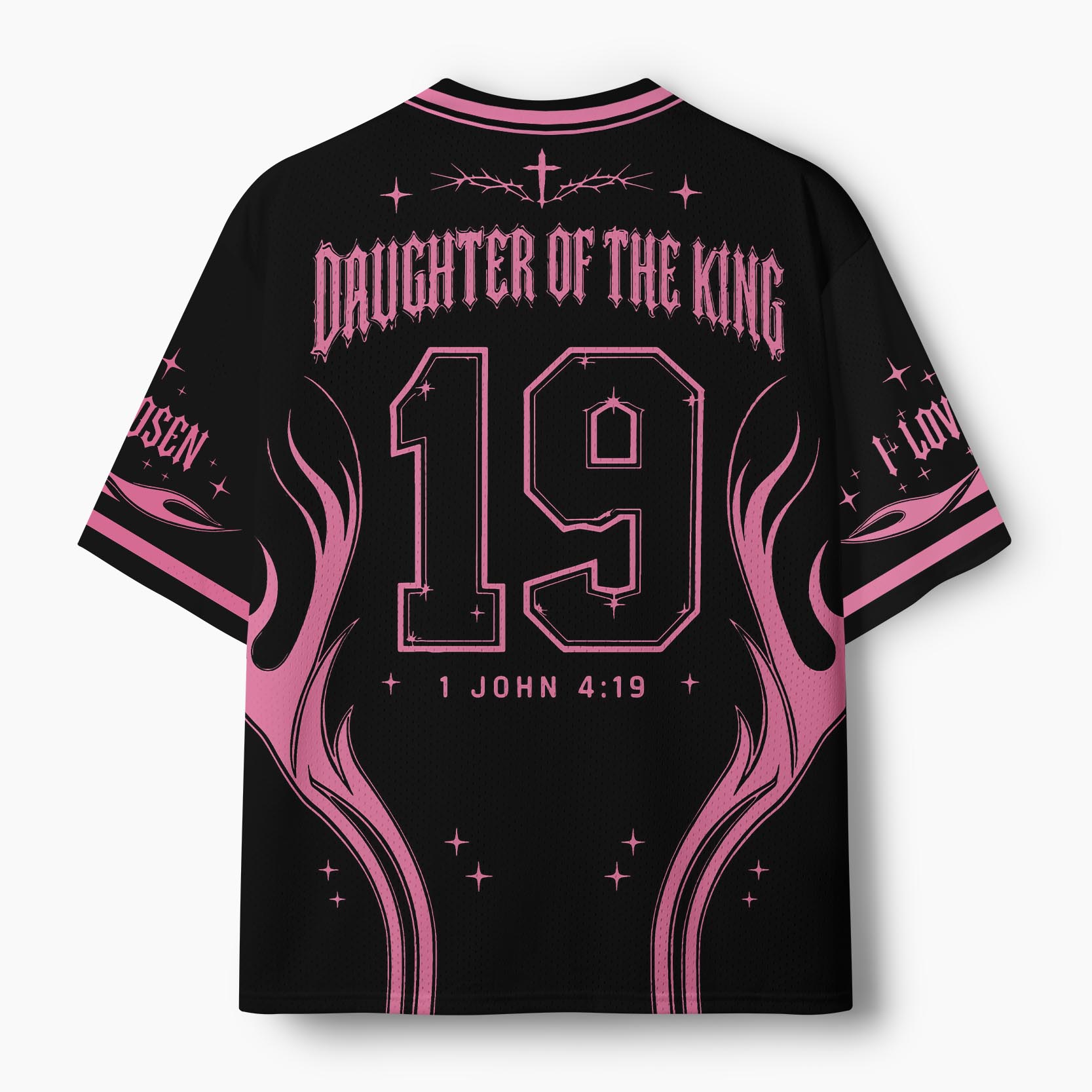Pretty Girls Love Jesus Christian Mesh Jersey