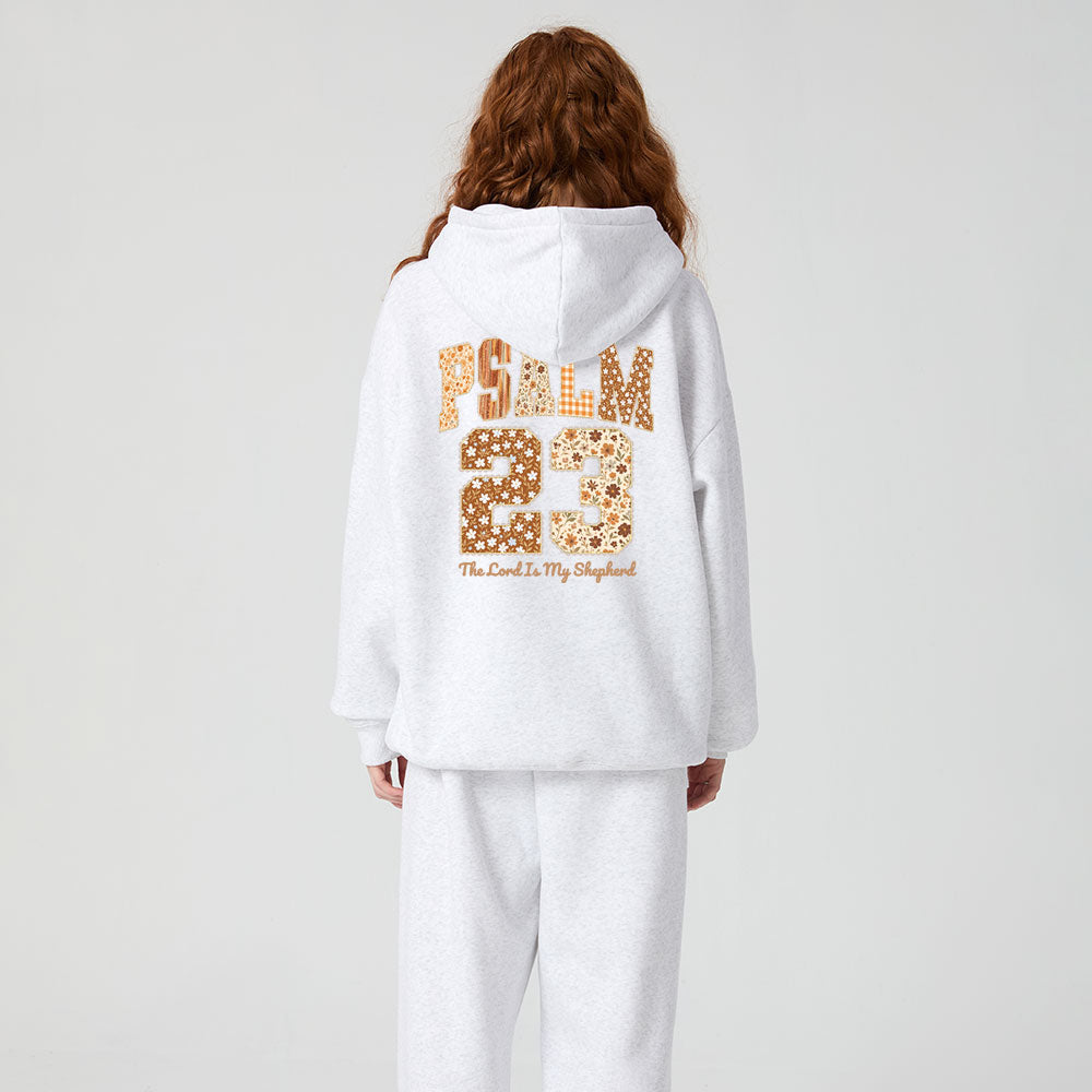 Psalm 23 The Lord Is My Shepherd Christian Fleece Hoodie Set