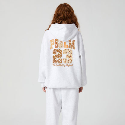 Psalm 23 The Lord Is My Shepherd Christian Fleece Hoodie Set