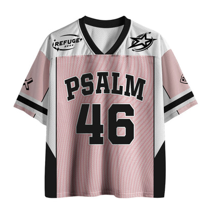 Psalm 46 Christian Pink Mesh Jersey