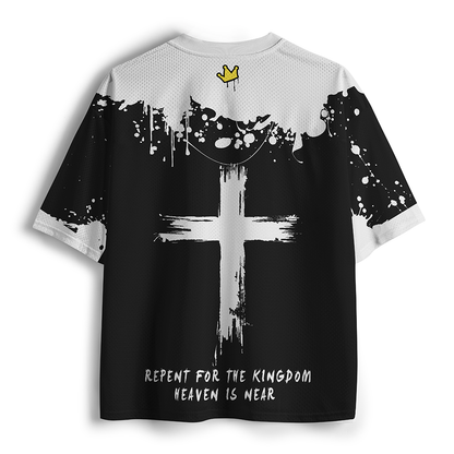 Repent For The Kingdom Heaven Is Near Christian Mesh Jersey