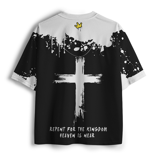 Repent For The Kingdom Heaven Is Near Christian Mesh Jersey