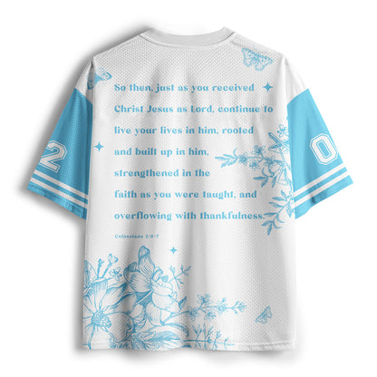 Rooted In Christ Christian Mesh Jersey