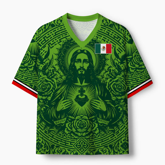 Sacred Heart Of Jesus Christian Mesh Jersey