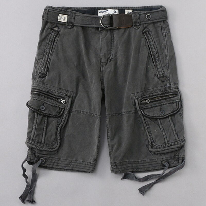 Tough Guy Overalls Rough Multi-pocket Summer Men's Casual Short