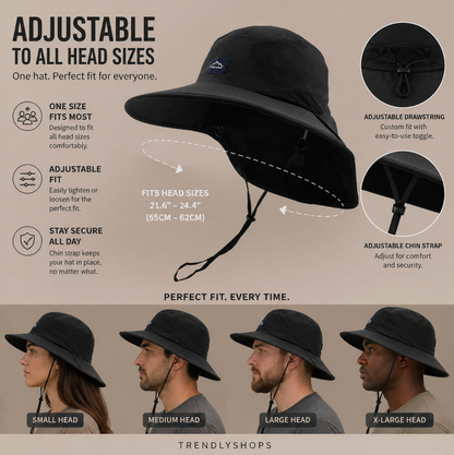 Manlyflex™ UPF 50+ UV Protection Hat