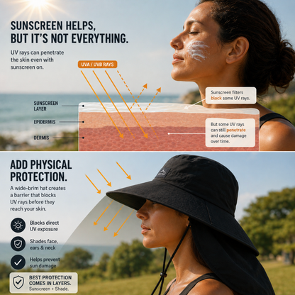 Manlyflex™ UPF 50+ UV Protection Hat
