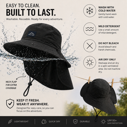 Manlyflex™ UPF 50+ UV Protection Hat