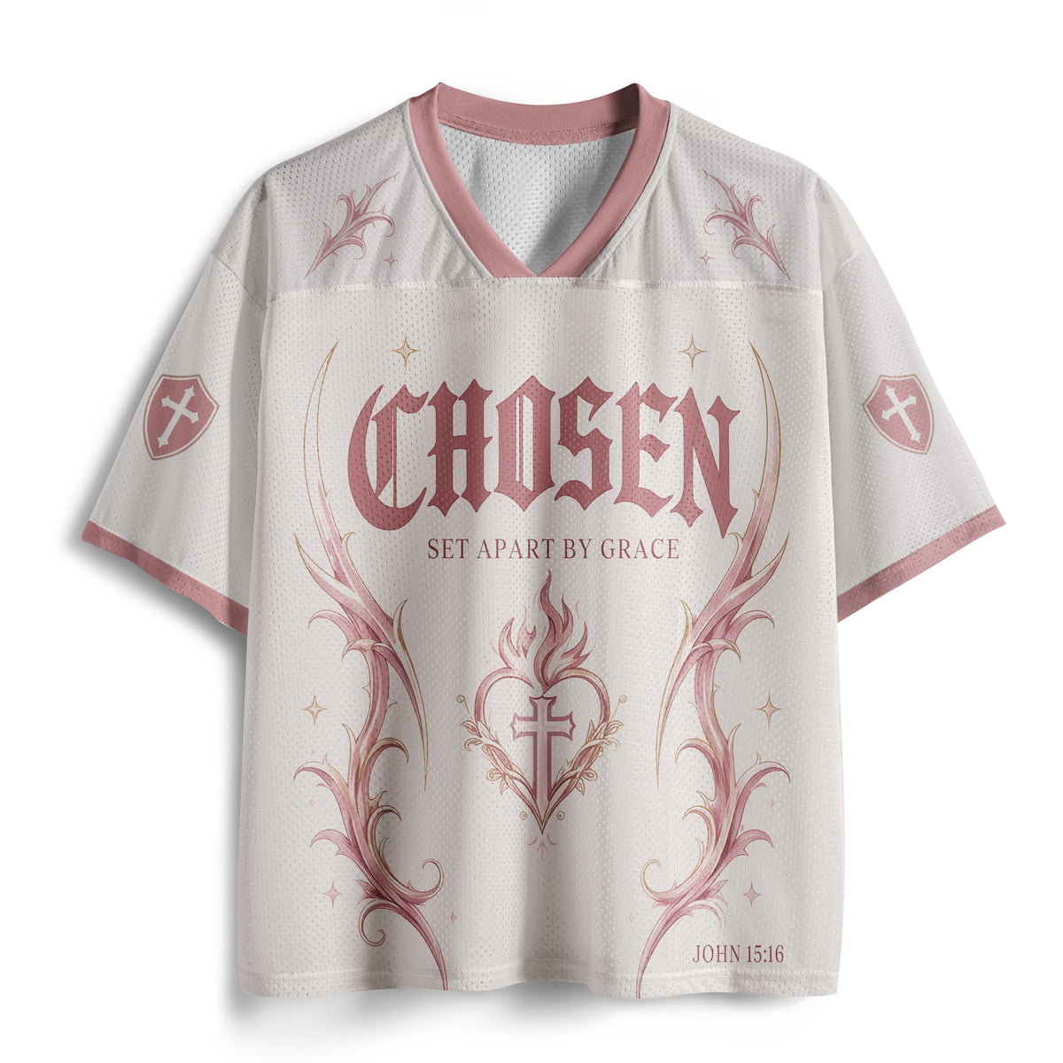 Set Apart By Grace Christian Mesh Jersey