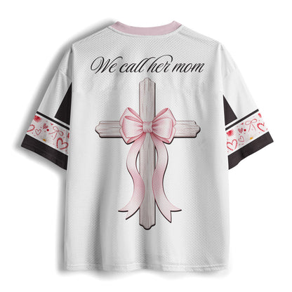 She Is Clothed In Strength And Dignity Christian Mesh Jersey