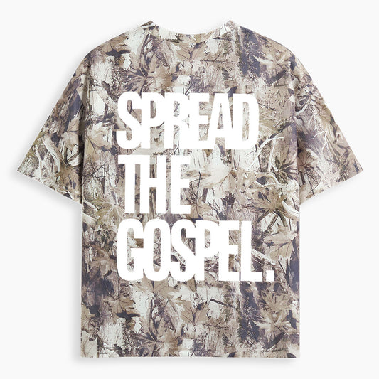 Spread The Gospel Christian Camo T-Shirt