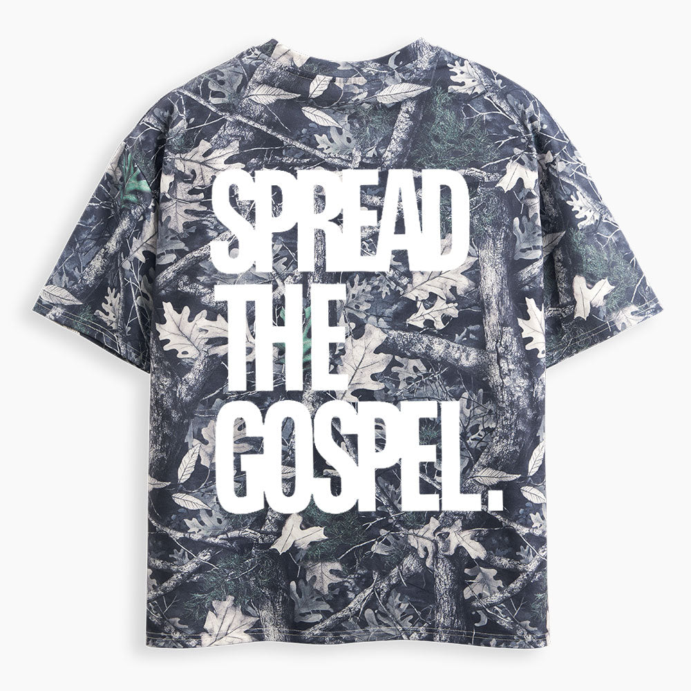 Spread The Gospel Christian Camo T-Shirt