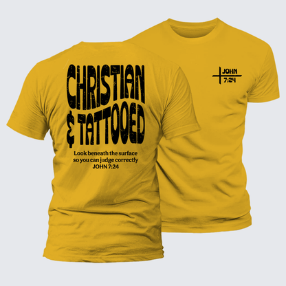Luxe Mercerized Cotton Tee - Christian & Tattooed