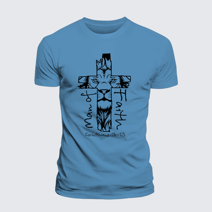 Luxe Mercerized Cotton Tee - Man Of Faith