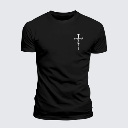 Luxe Mercerized Cotton Tee - Cross