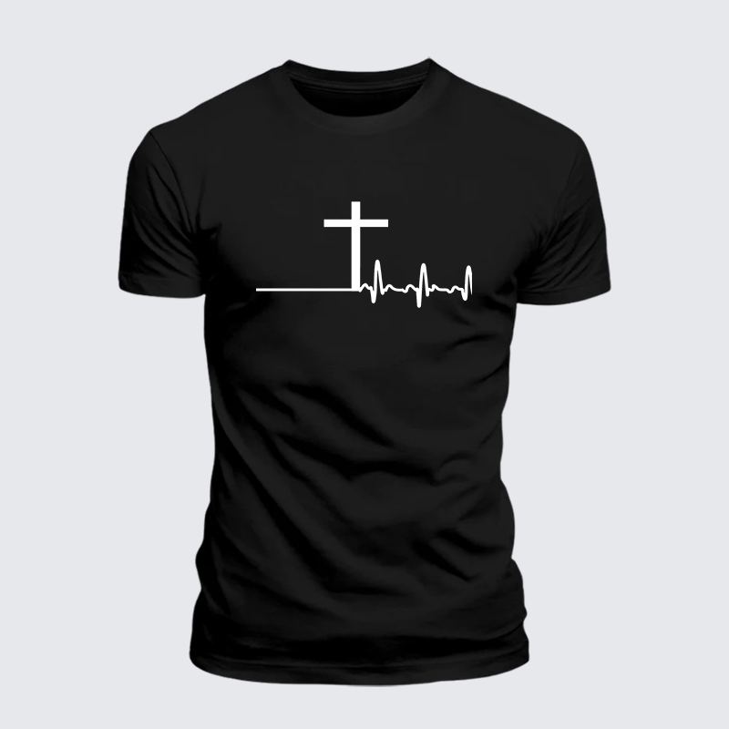 Luxe Mercerized Cotton Tee - ECG Cross