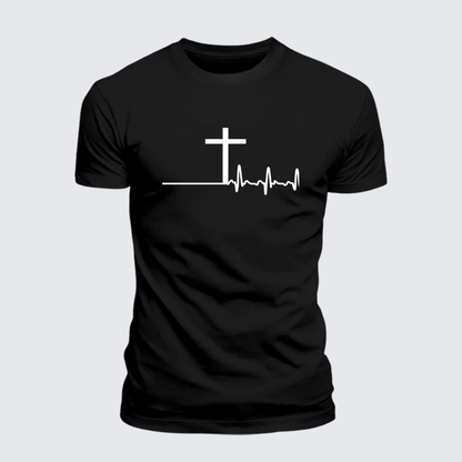 Luxe Mercerized Cotton Tee - ECG Cross