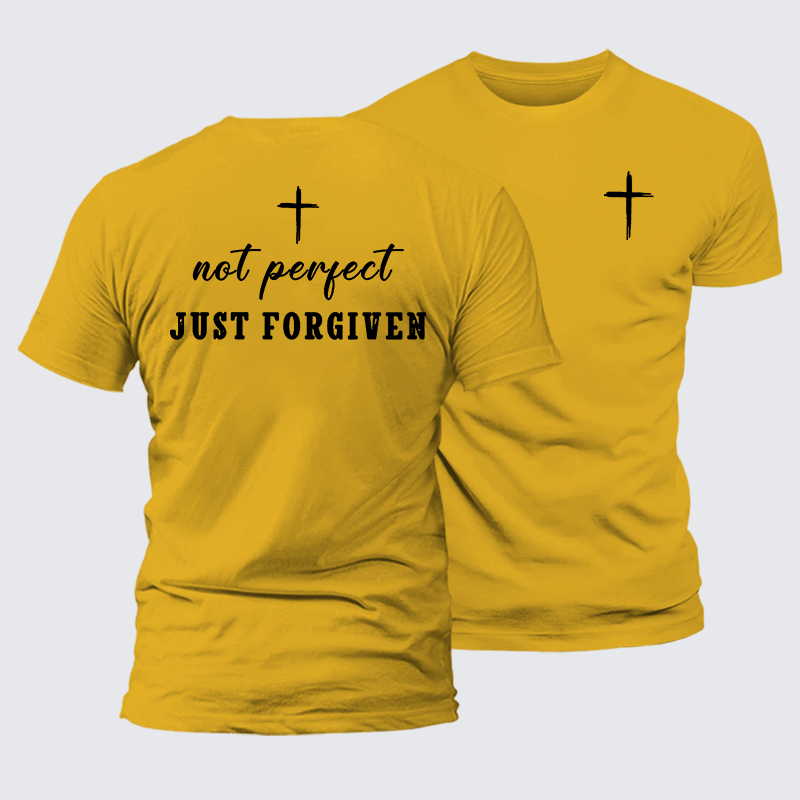 Luxe Mercerized Cotton Tee - Not Perfect Just Forgiven