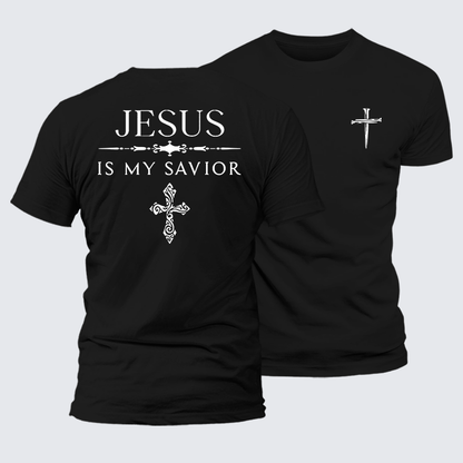 Luxe Mercerized Cotton Tee - Jesus Is My Savior