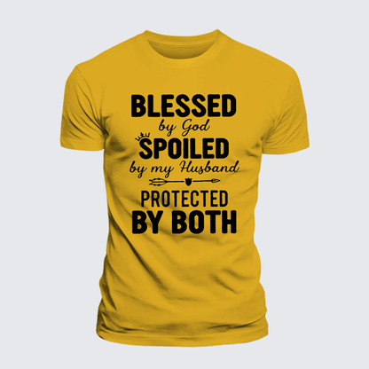 Luxe Mercerized Cotton Tee - God Bless