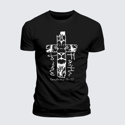 Luxe Mercerized Cotton Tee - Man Of Faith