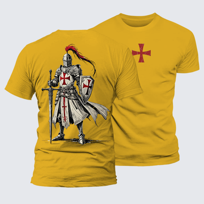 Luxe Mercerized Cotton Tee - Crusader Knight