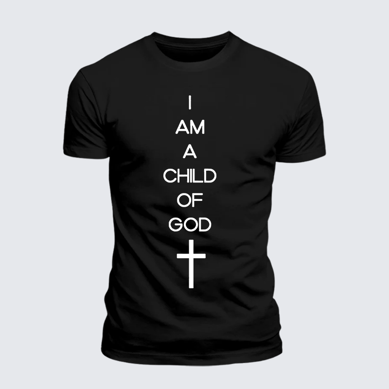 Luxe Mercerized Cotton Tee - I Am A Child Of God