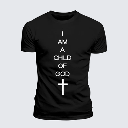Luxe Mercerized Cotton Tee - I Am A Child Of God
