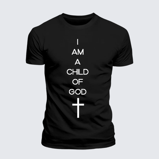 Luxe Mercerized Cotton Tee - I Am A Child Of God