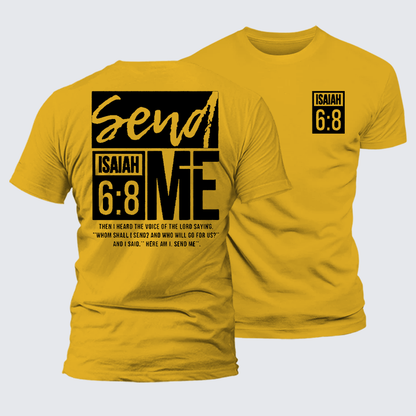 Luxe Mercerized Cotton Tee - Send Me