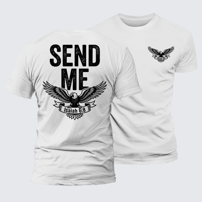 Luxe Mercerized Cotton Tee - Isaiah 6:8 - SEND ME