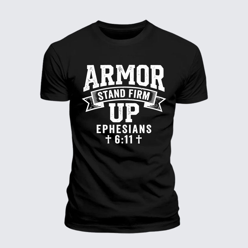 Luxe Mercerized Cotton Tee - Armor Up