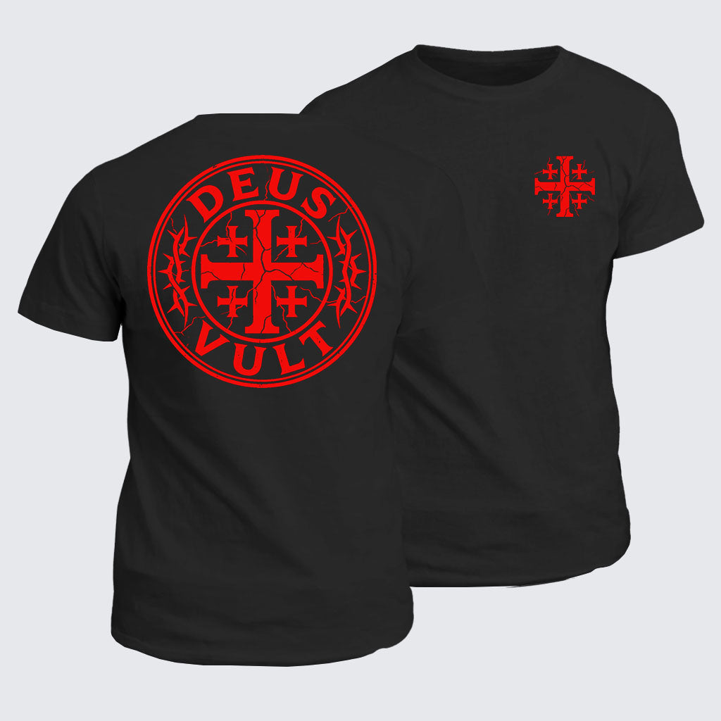 Classic Cotton Tee - Deus Vult