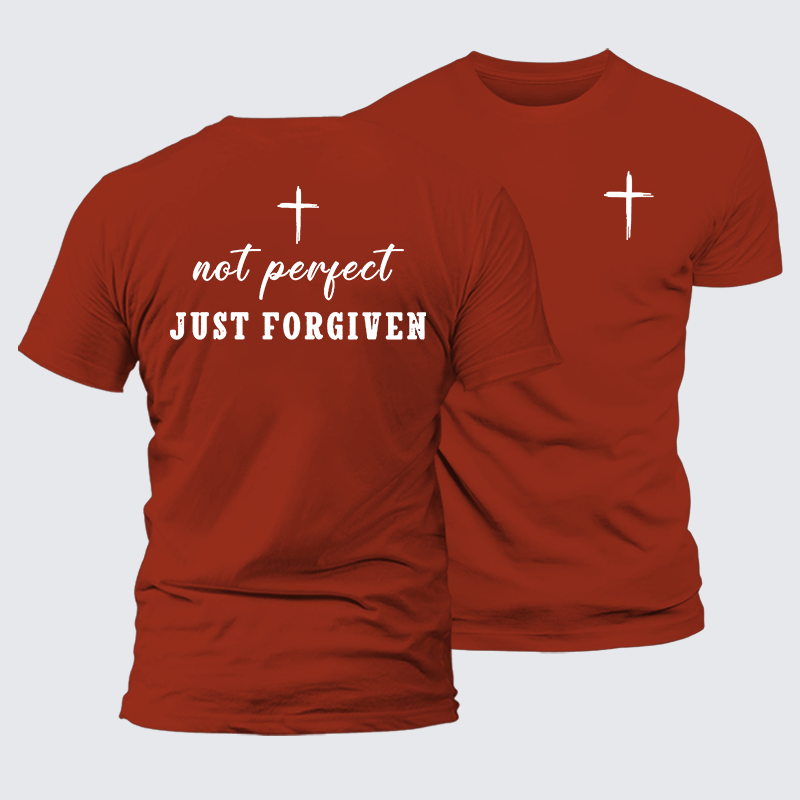 Luxe Mercerized Cotton Tee - Not Perfect Just Forgiven