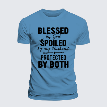 Luxe Mercerized Cotton Tee - God Bless