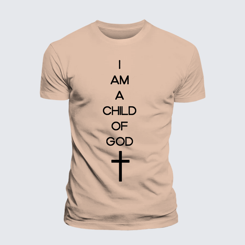 Luxe Mercerized Cotton Tee - I Am A Child Of God