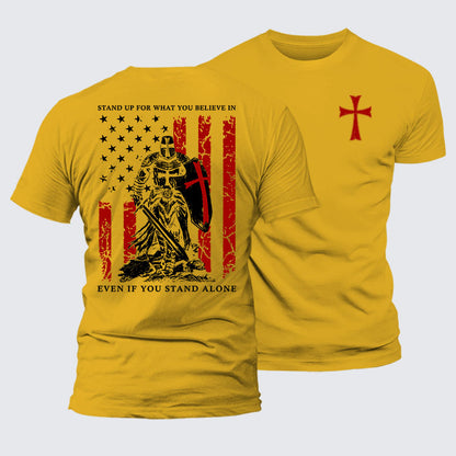Luxe Mercerized Cotton Tee - Stand Up For What You Believe