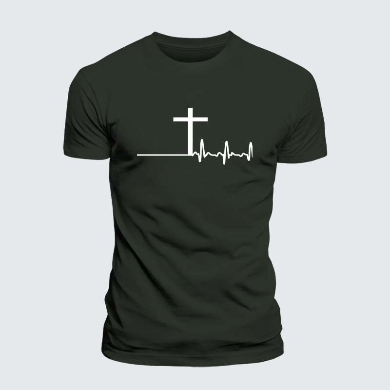 Luxe Mercerized Cotton Tee - ECG Cross