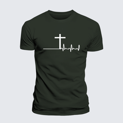 Luxe Mercerized Cotton Tee - ECG Cross