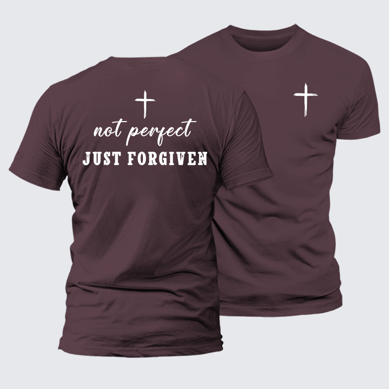 Luxe Mercerized Cotton Tee - Not Perfect Just Forgiven