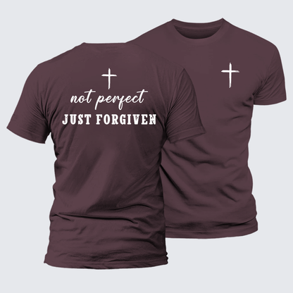 Luxe Mercerized Cotton Tee - Not Perfect Just Forgiven